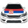 The World Cup Republic of Serbia Flag Car Hood flag 100*150cm High elastic fabric